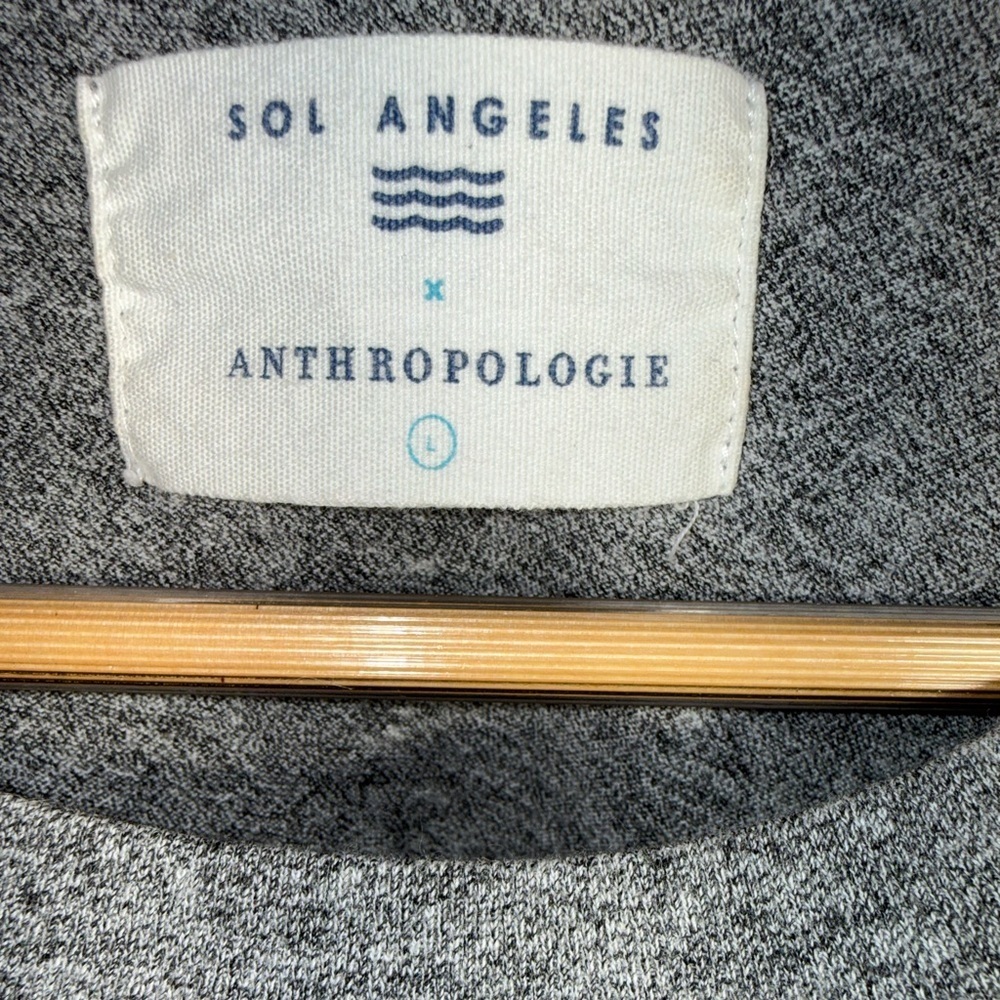 Sol Angeles x Anthropologie “Femme” Slub Cotton Graphic Tee | Large - Picture 5 of 5